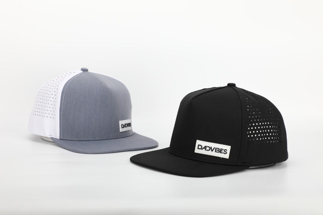 Image of Premium Active 5-Panel DadVibe Hat (Black)
