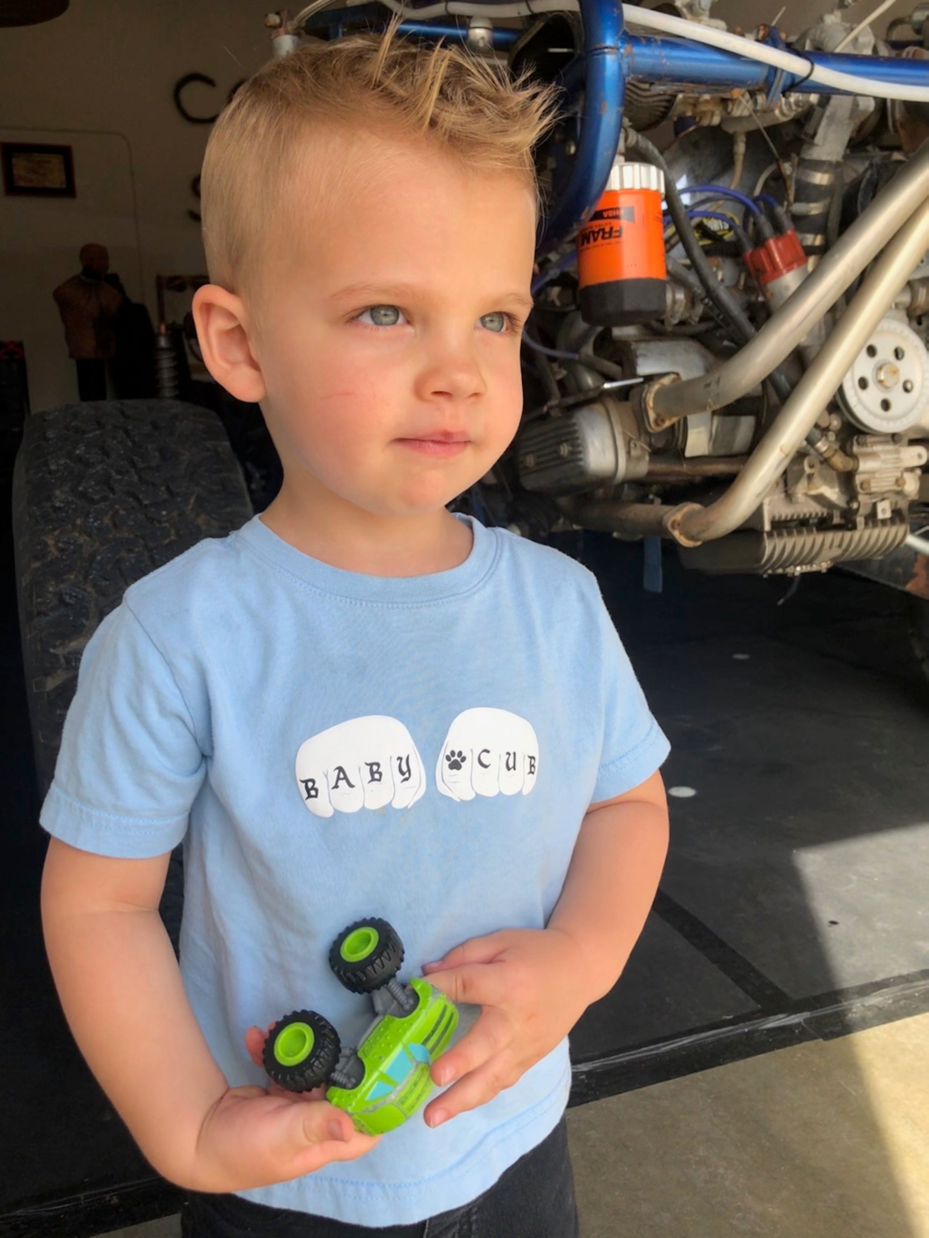Image of Light Blue Baby Cub Tee