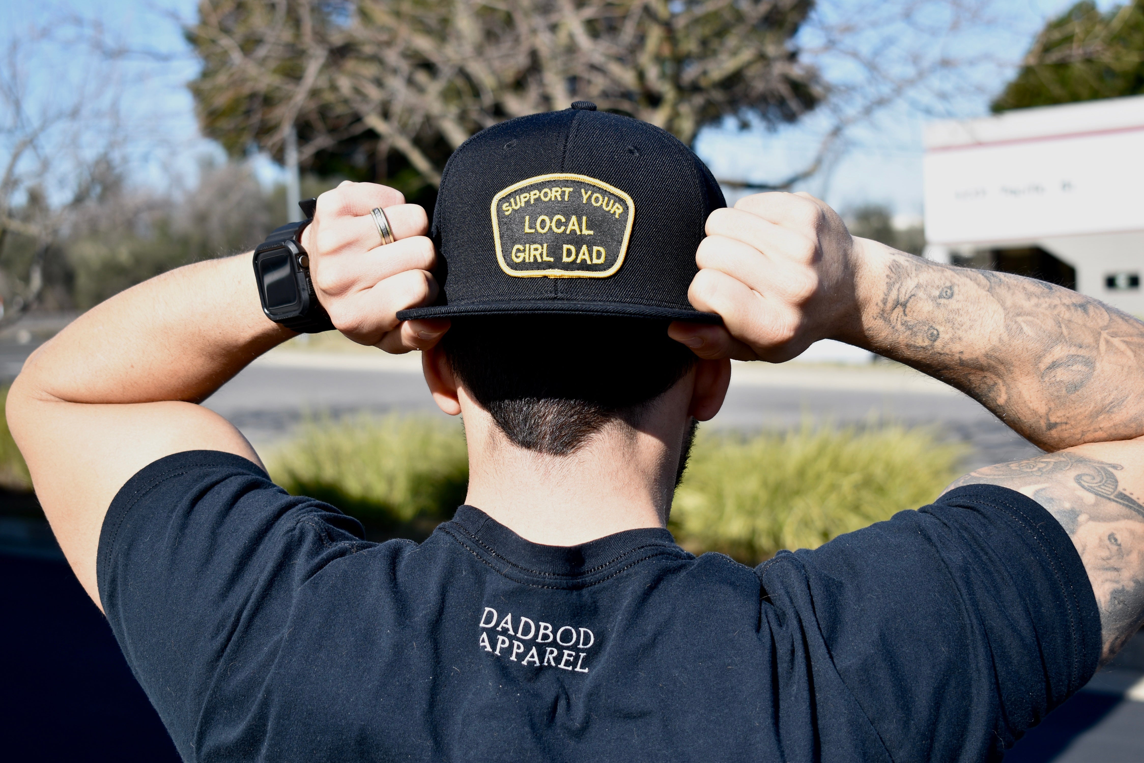 Image of Support Your Local Girl Dad Patch Hat