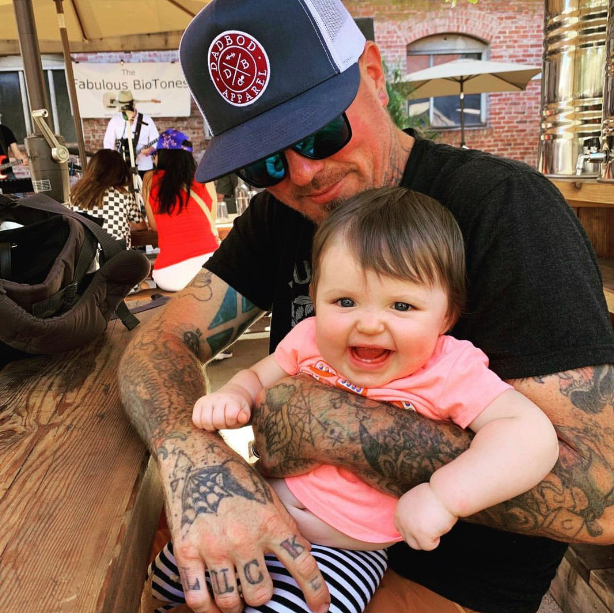 Image of Navy Blue and White Mesh Snapback