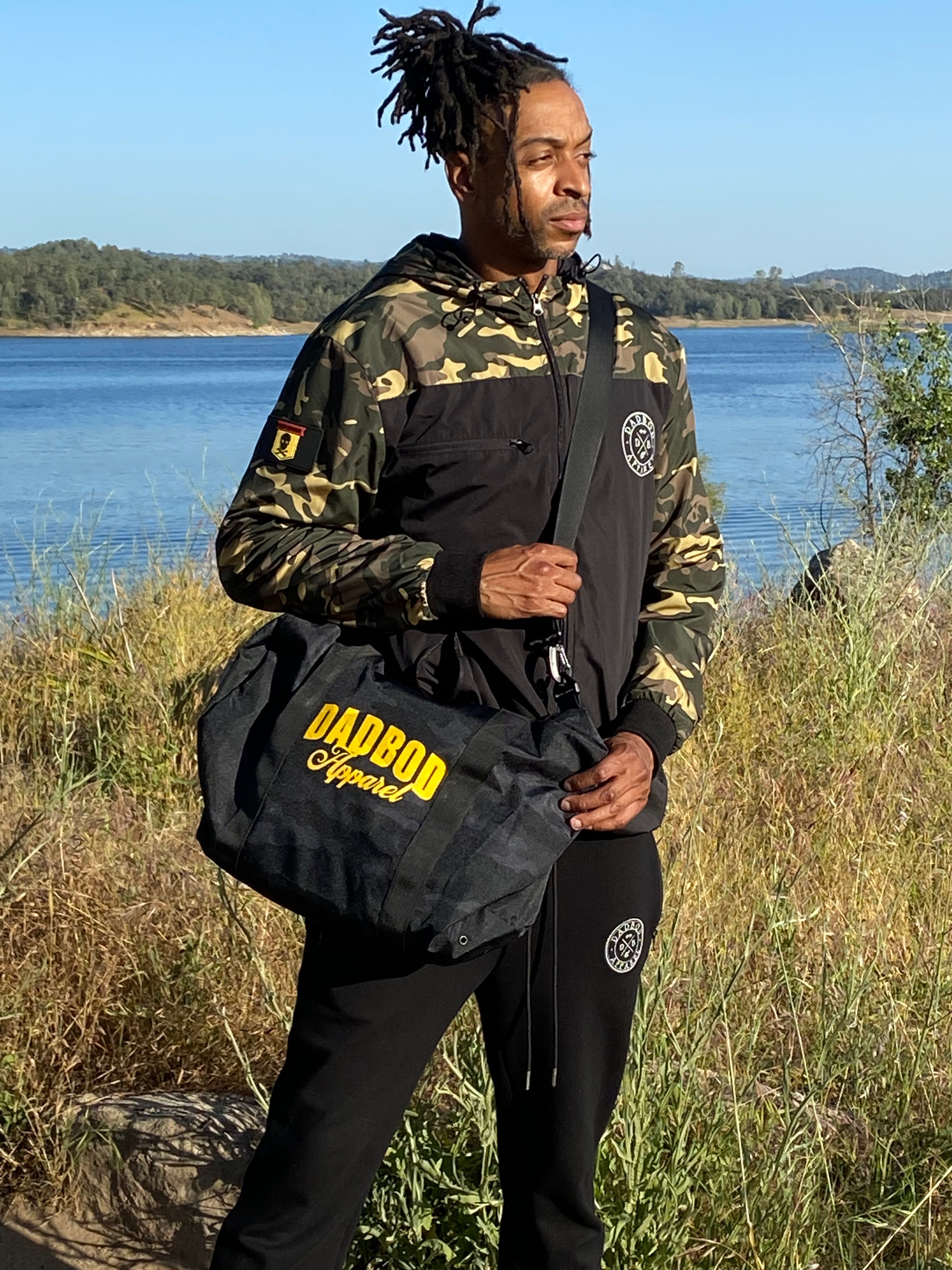 Image of DadBod All-Purpose Duffel (Black Camo)