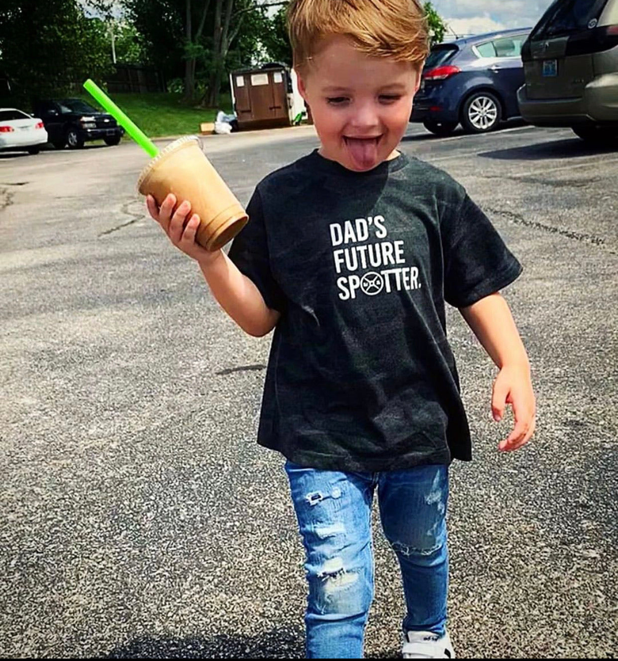 Image of Dad's Future Spotter Toddler Tee