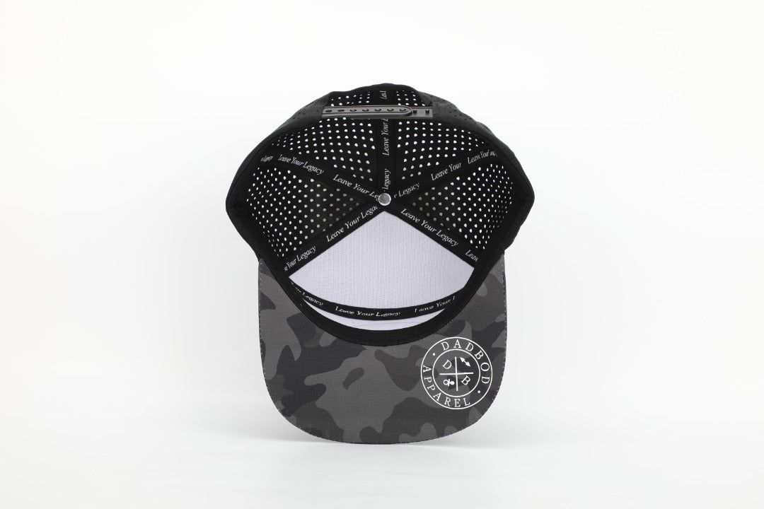Image of Premium Active 6-Panel Logo Hat (Multicam Black)