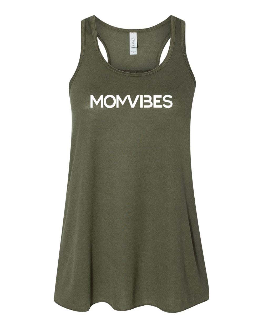 Image of MOMVIBES Flowy Tank (Olive)