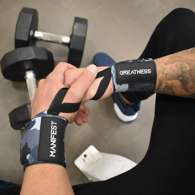Image of Manifest Greatness Wrist Wraps