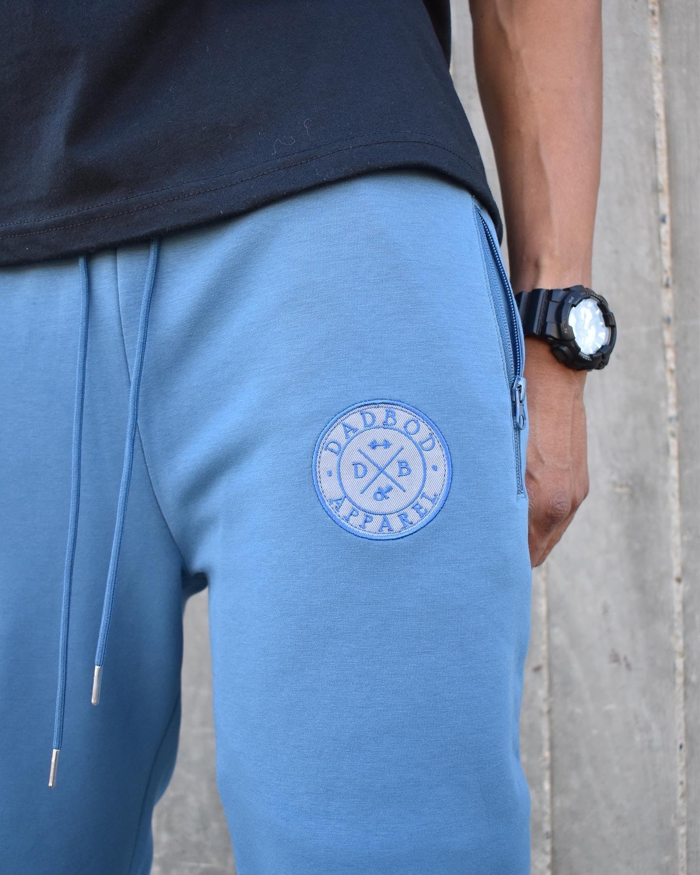 Image of Premium Dadbod Apparel Joggers (Carolina Blue)