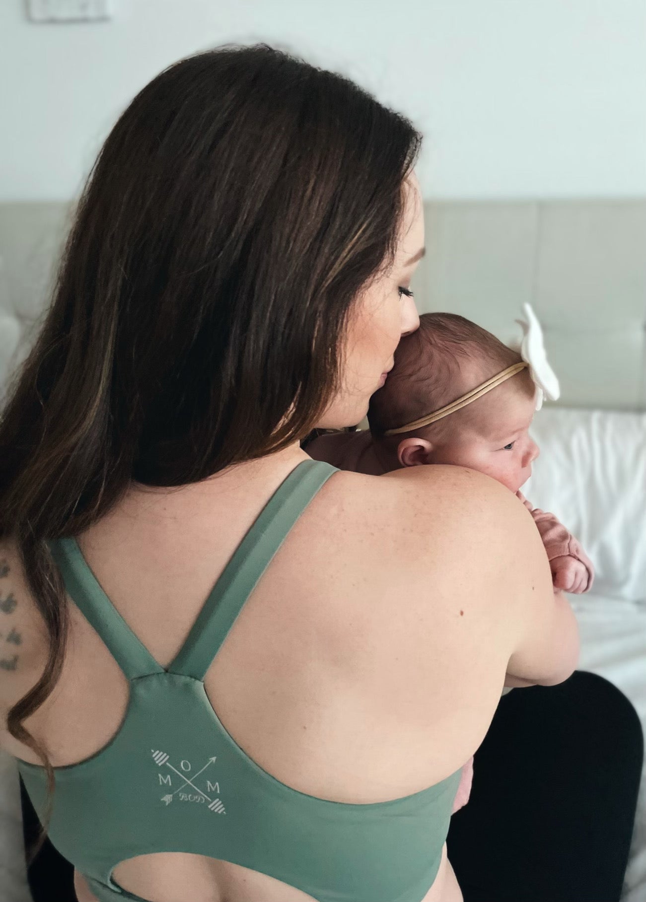 Image of Ultra Comfort Active Nursing Bra (Olive)