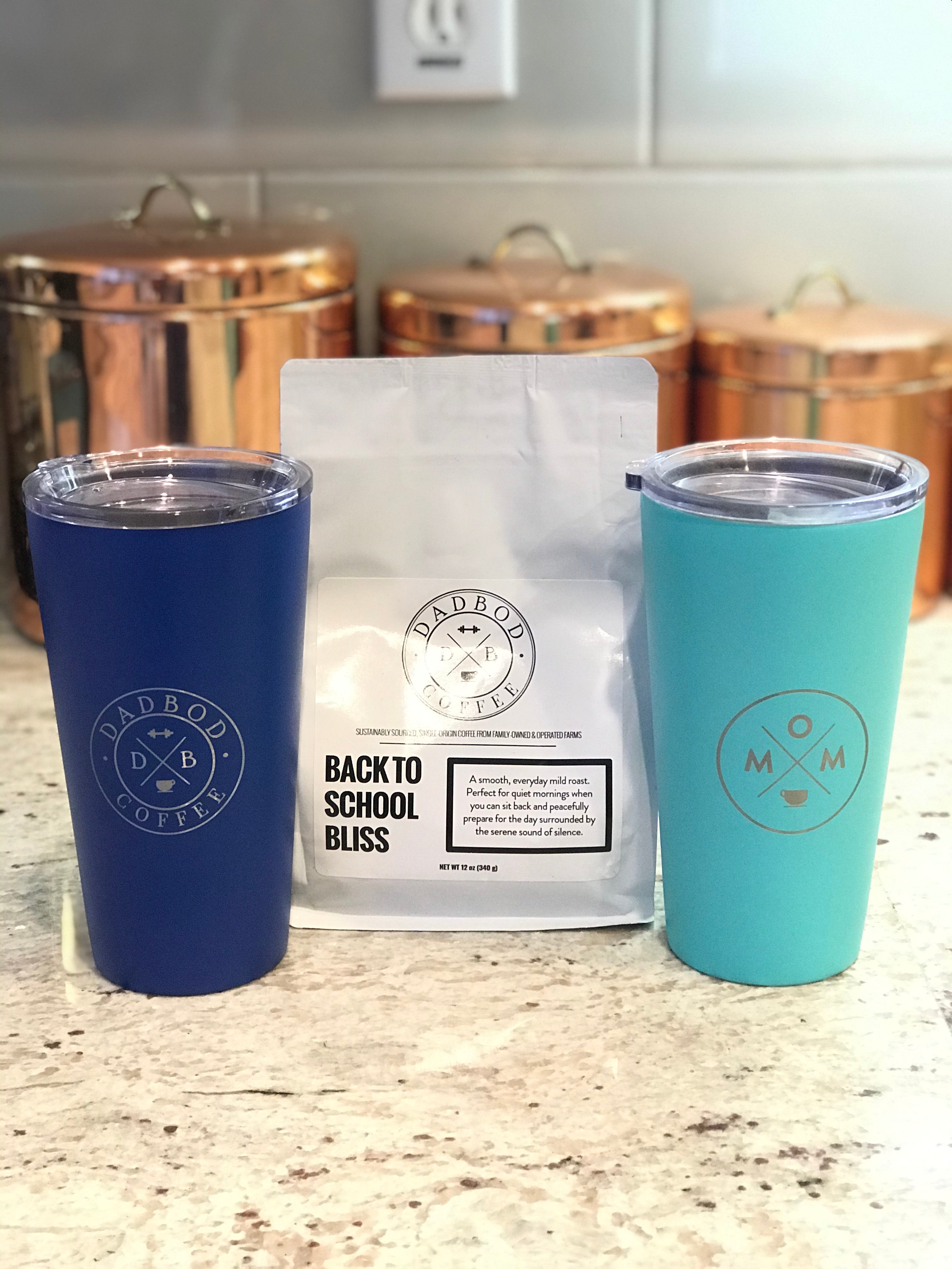 Image of Mom Coffee Insulated 16oz Tumbler (Mint)