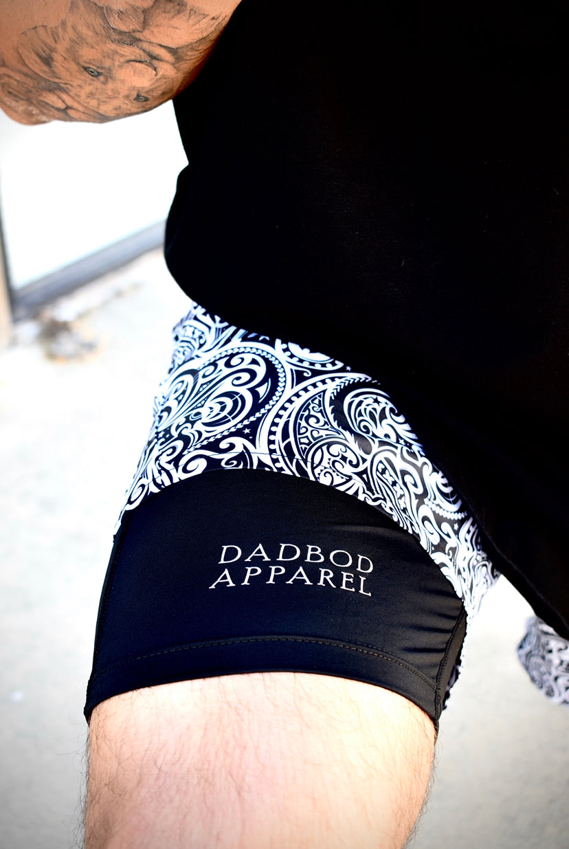 Image of Premium High Performance Compression Shorts (Tribal)