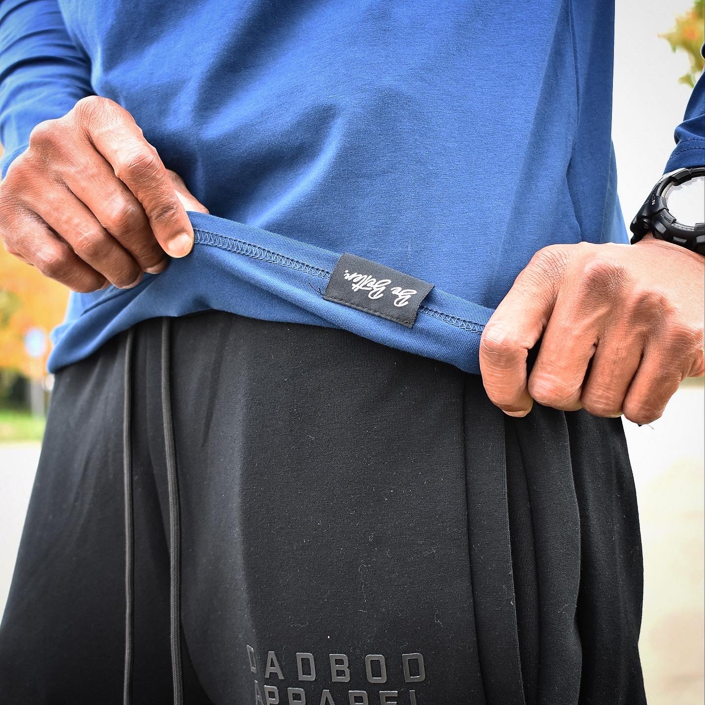 Image of Premium Long Sleeve (Navy)