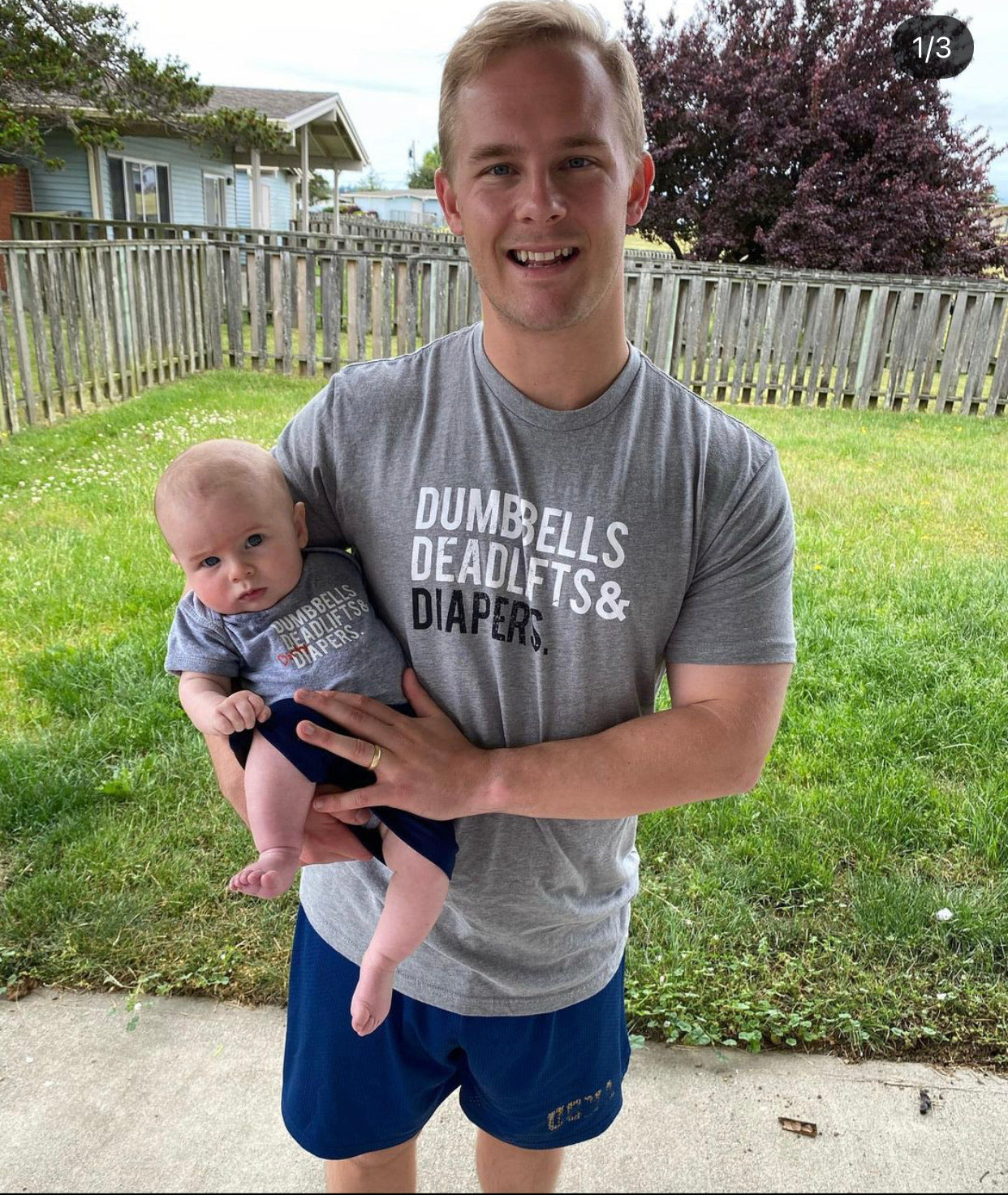 Image of Heather Grey Triple D T-Shirt