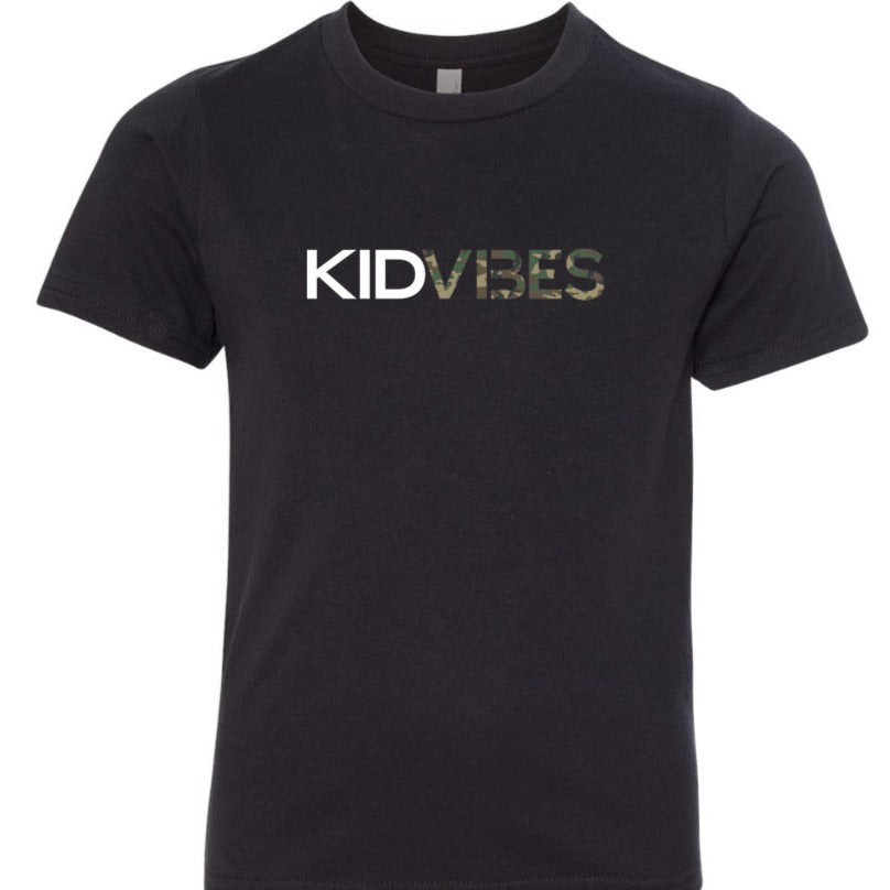 Image of KidVibes Tee (Camo/White)