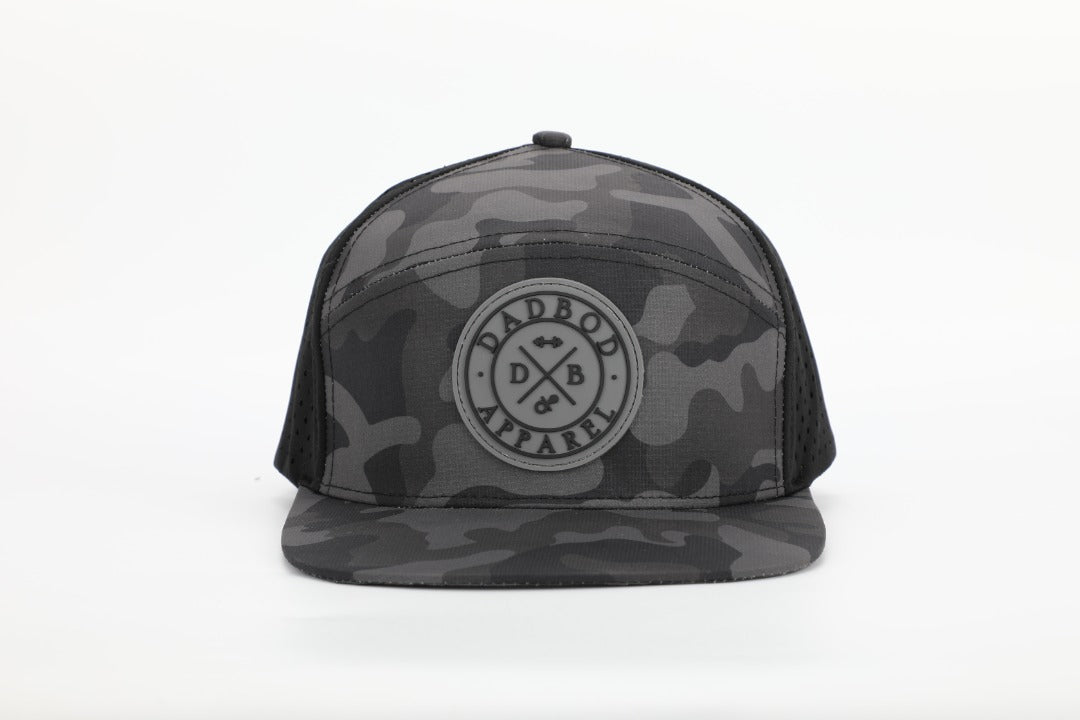 Image of Premium Active 6-Panel Logo Hat (Multicam Black)
