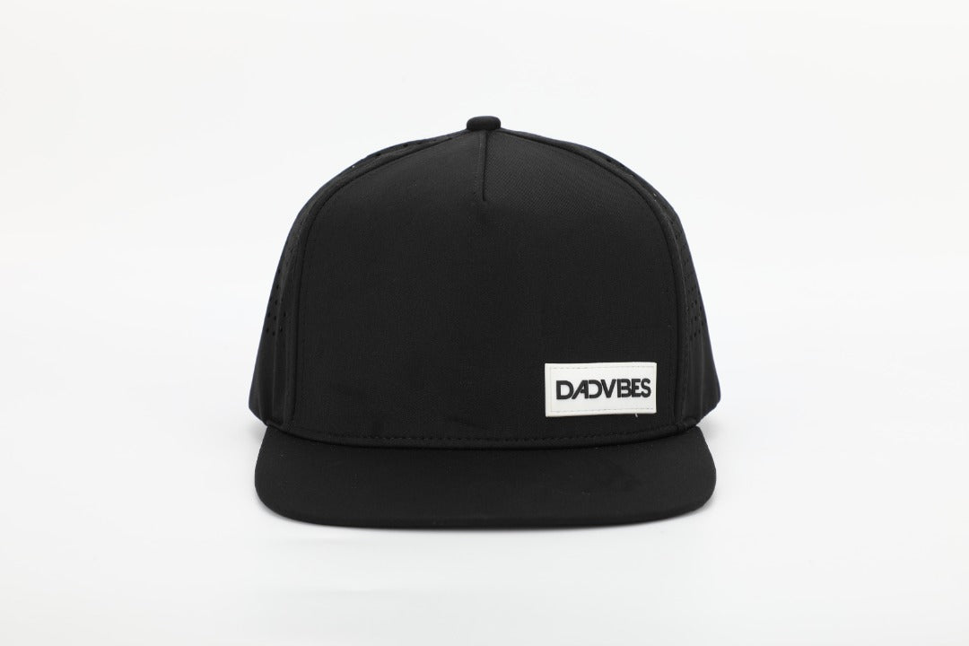 Image of Premium Active 5-Panel DadVibe Hat (Black)