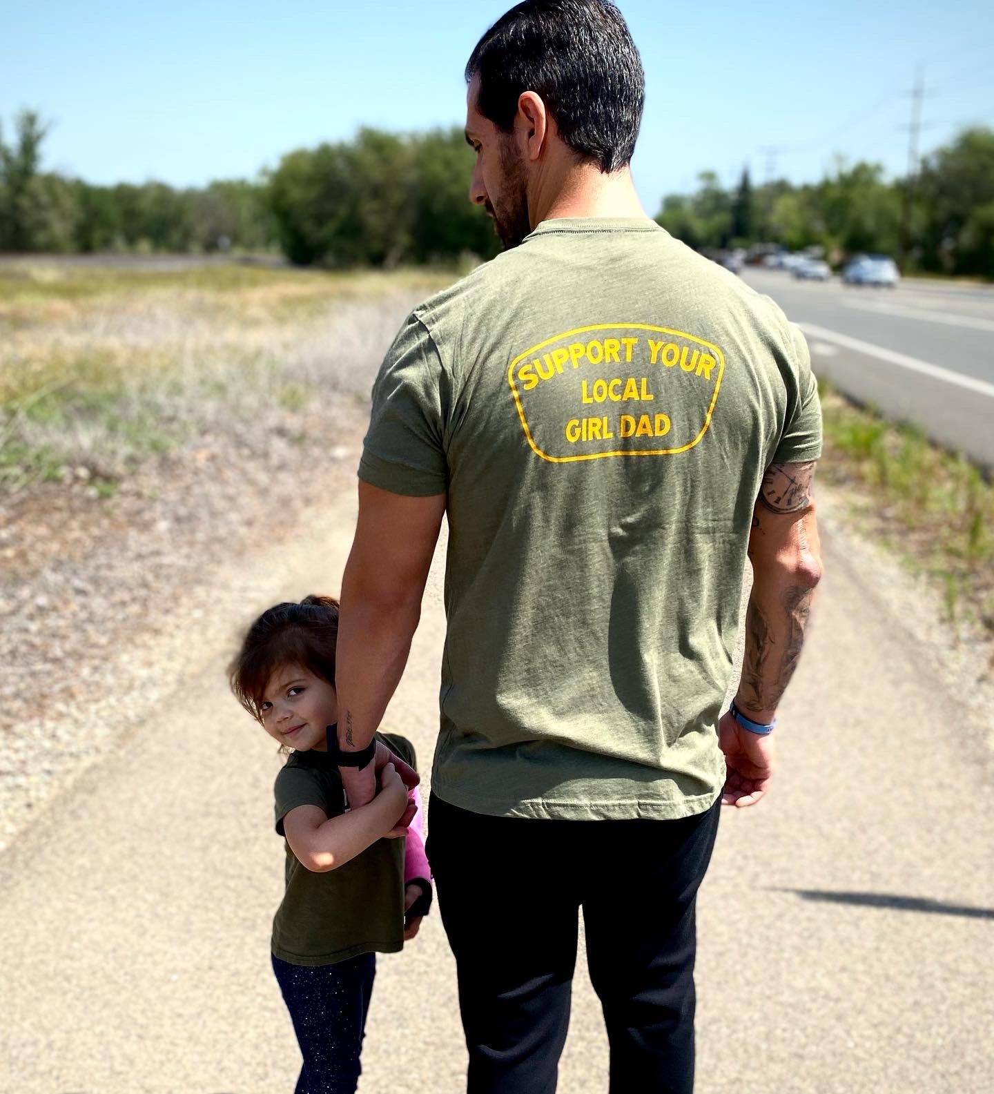 Image of Support Your Local Girl Dad Shirt (GD)