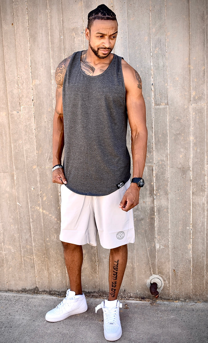 Image of Lifestyle Premium Tank (Heathered Charcoal)