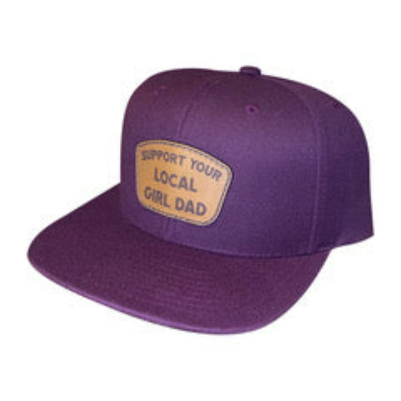 Image of Support Your Local Girl Dad Hat (Crimson) - FLRD