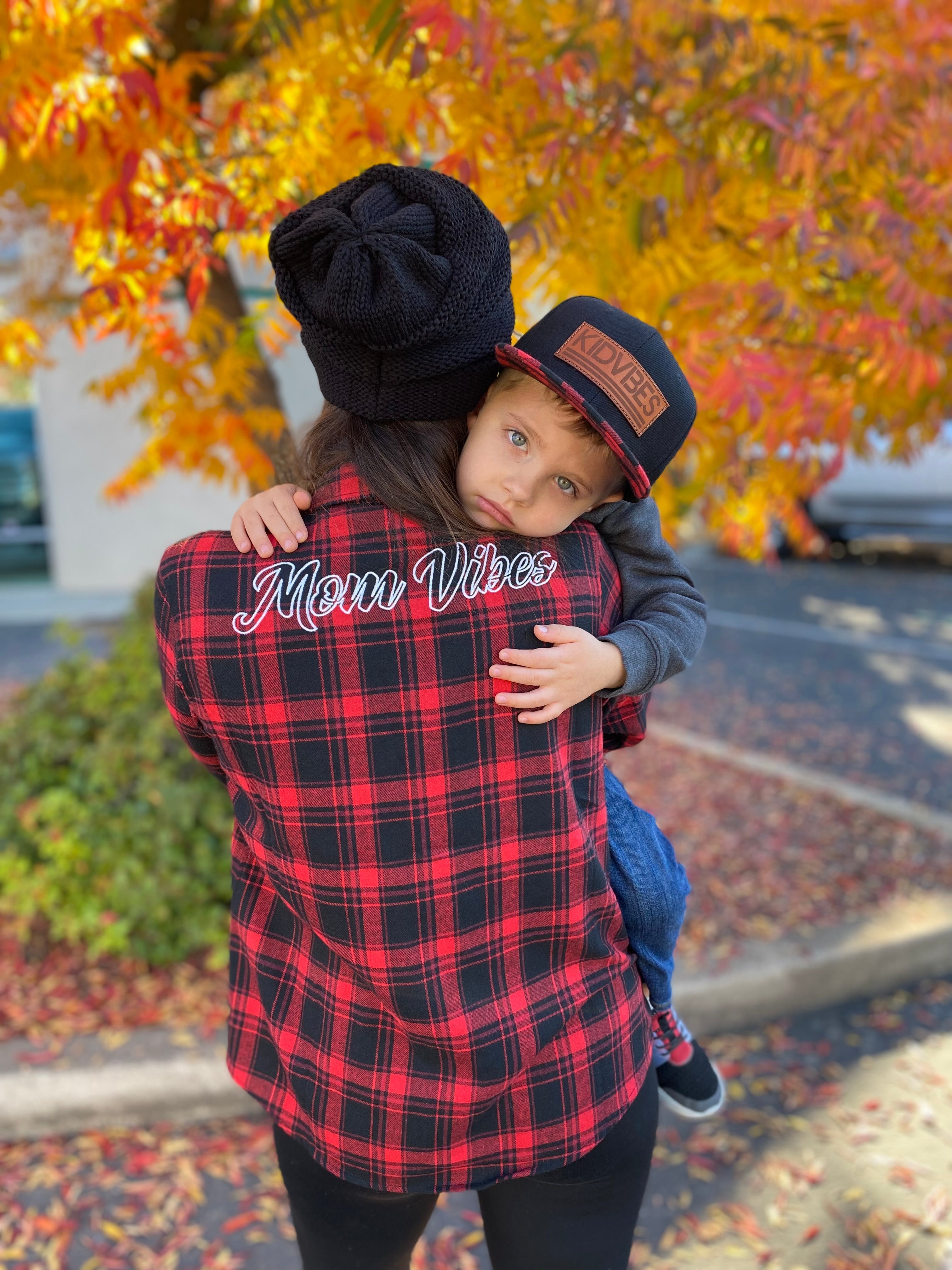 Image of MomVibes Buffalo Plaid Button Down Flannel
