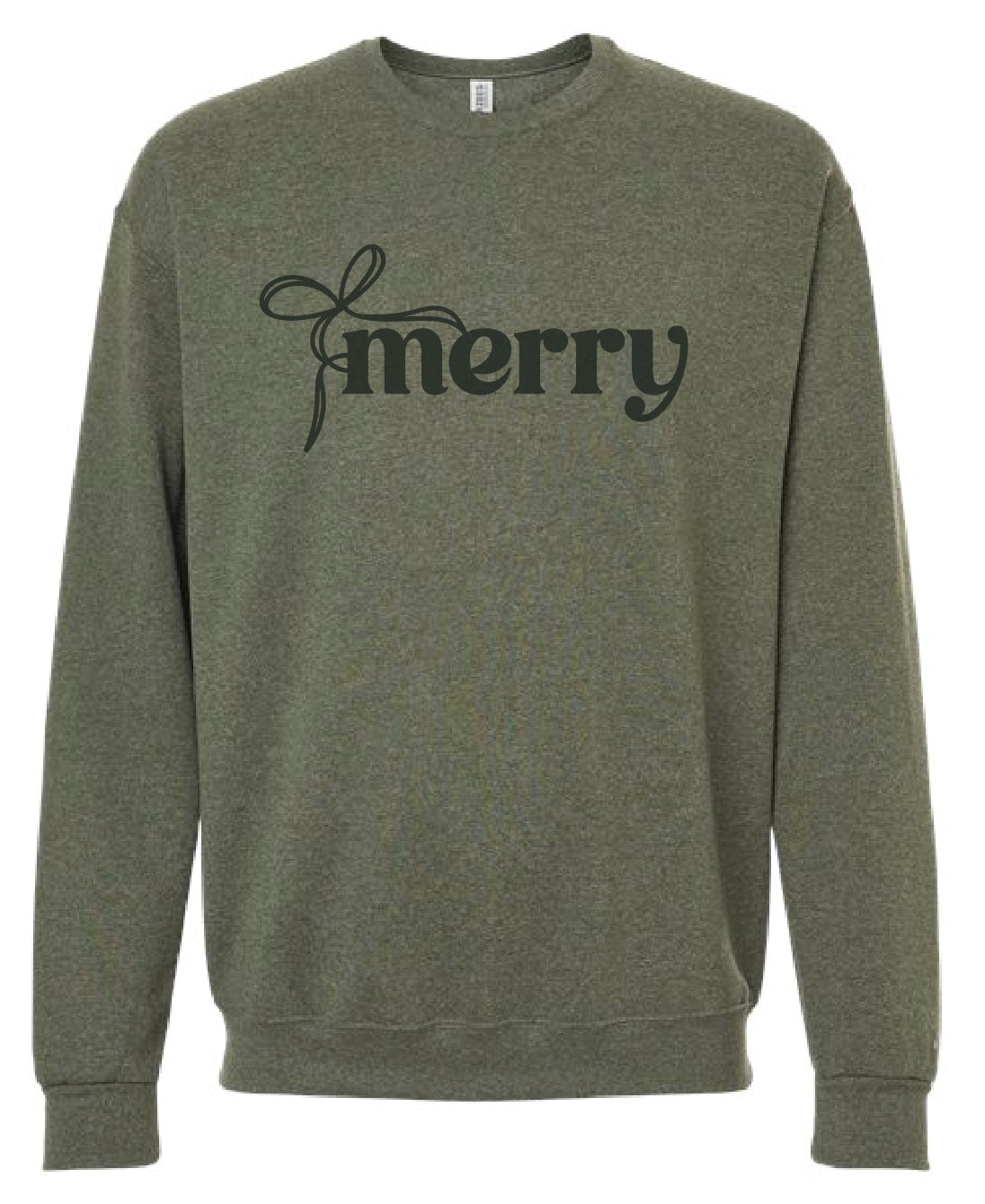 Image of Merry Christmas Bow Crewneck