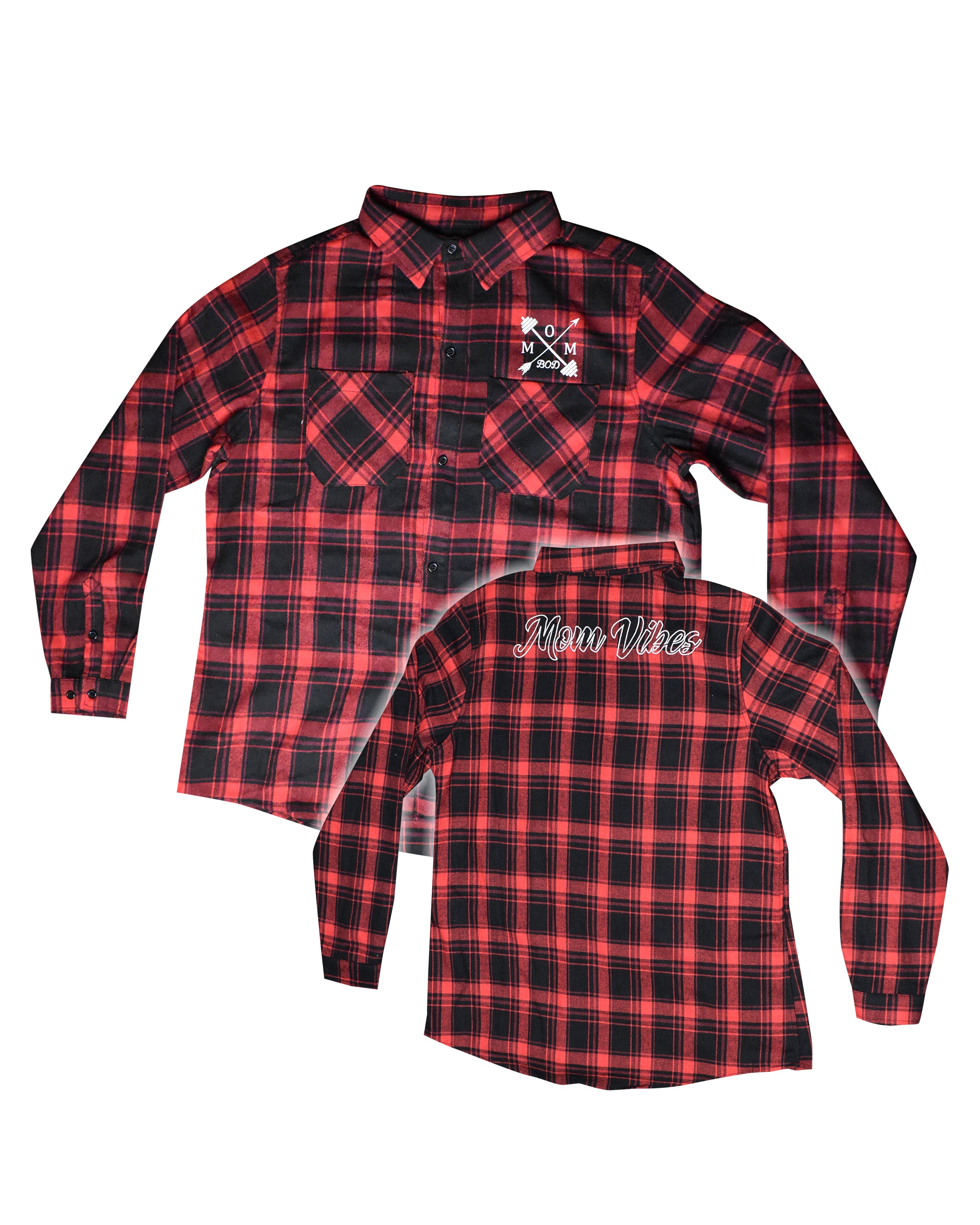 Image of MomVibes Buffalo Plaid Button Down Flannel
