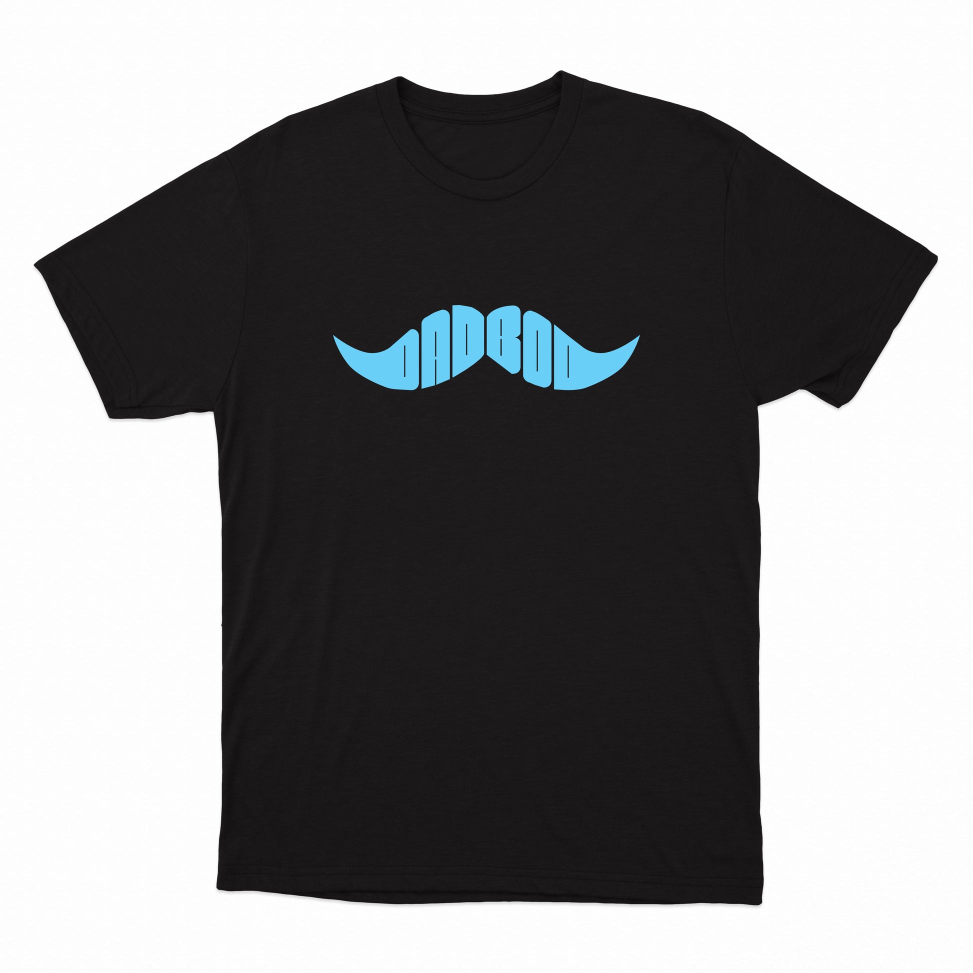 Limited DadBod Mustache Shirt (Black)