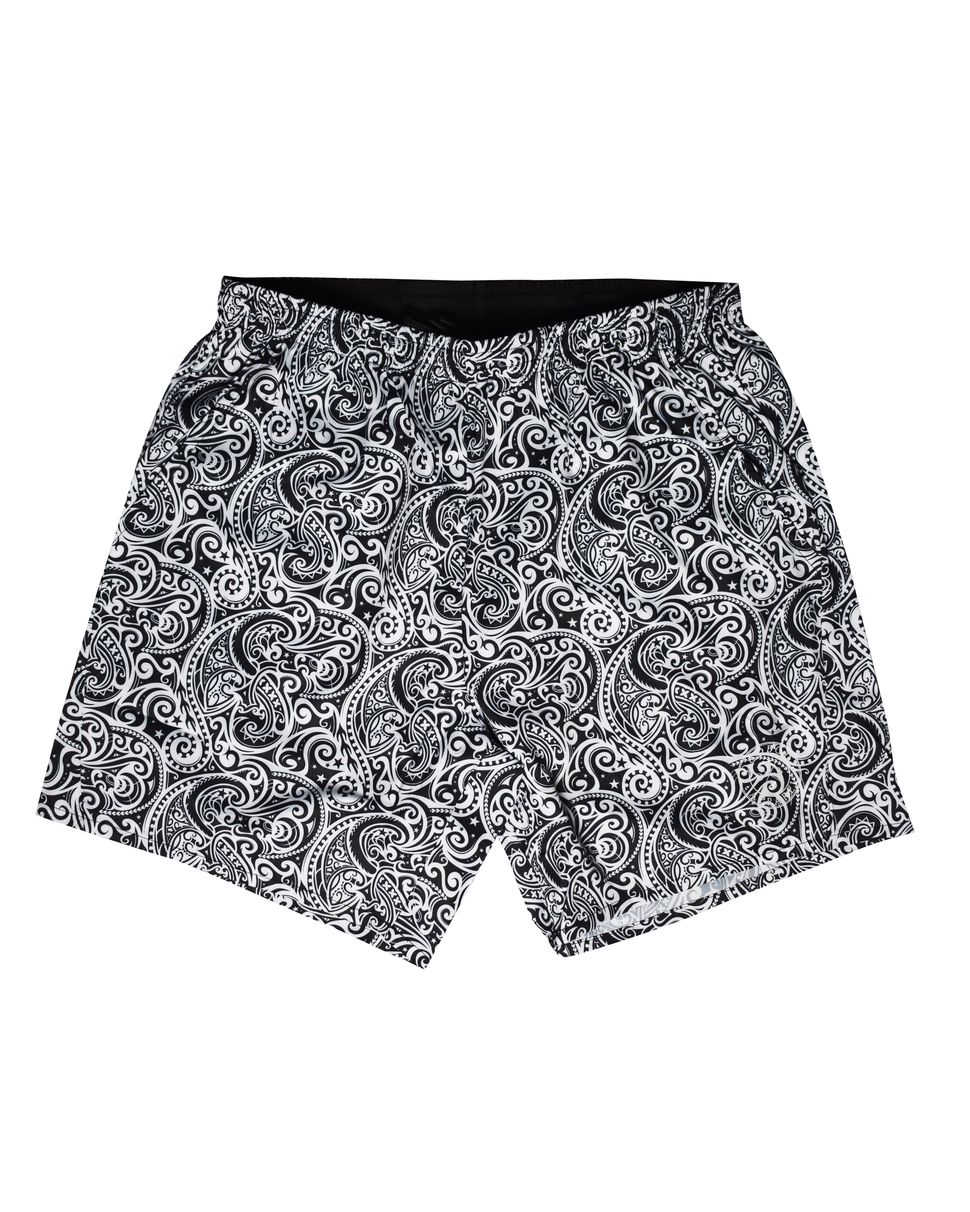 Image of Premium High Performance Compression Shorts (Tribal)