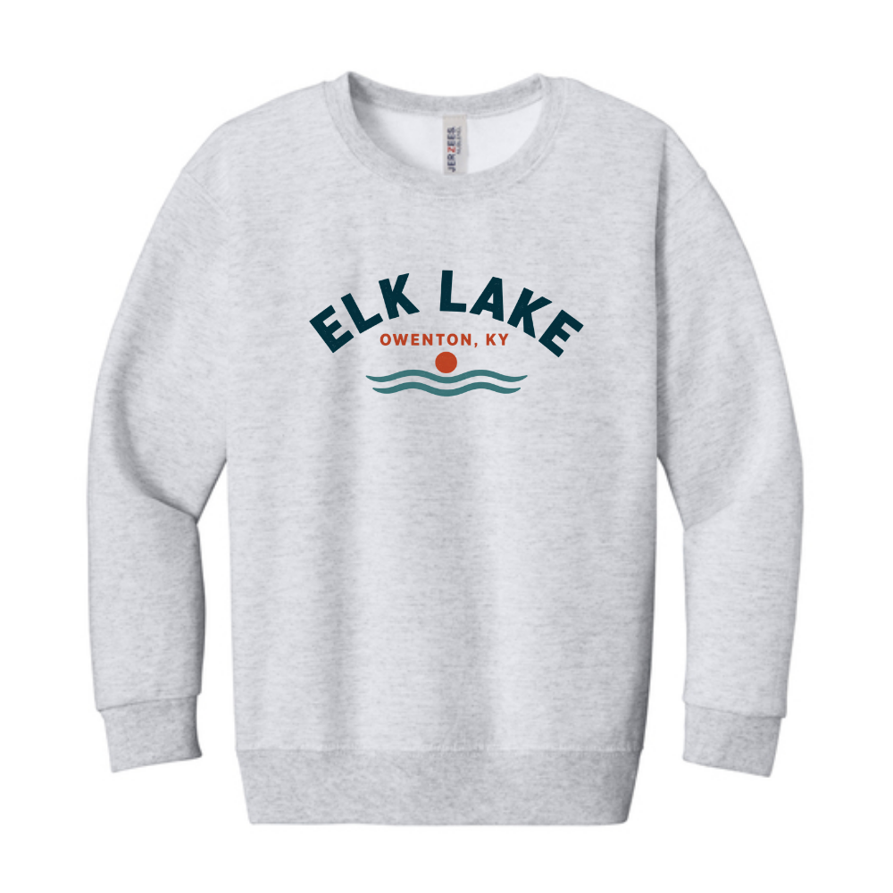 Image of Youth Elk Lake Owenton, KY Crewneck - Multiple Colors